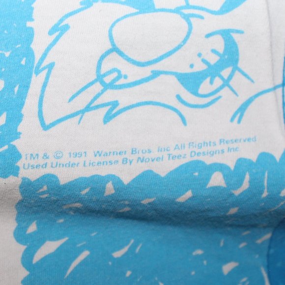 FREE*❤️vintage Looney Tunes 1991 Novel Teez single stitch t-shirt Tweety Bird - Picture 4 of 8